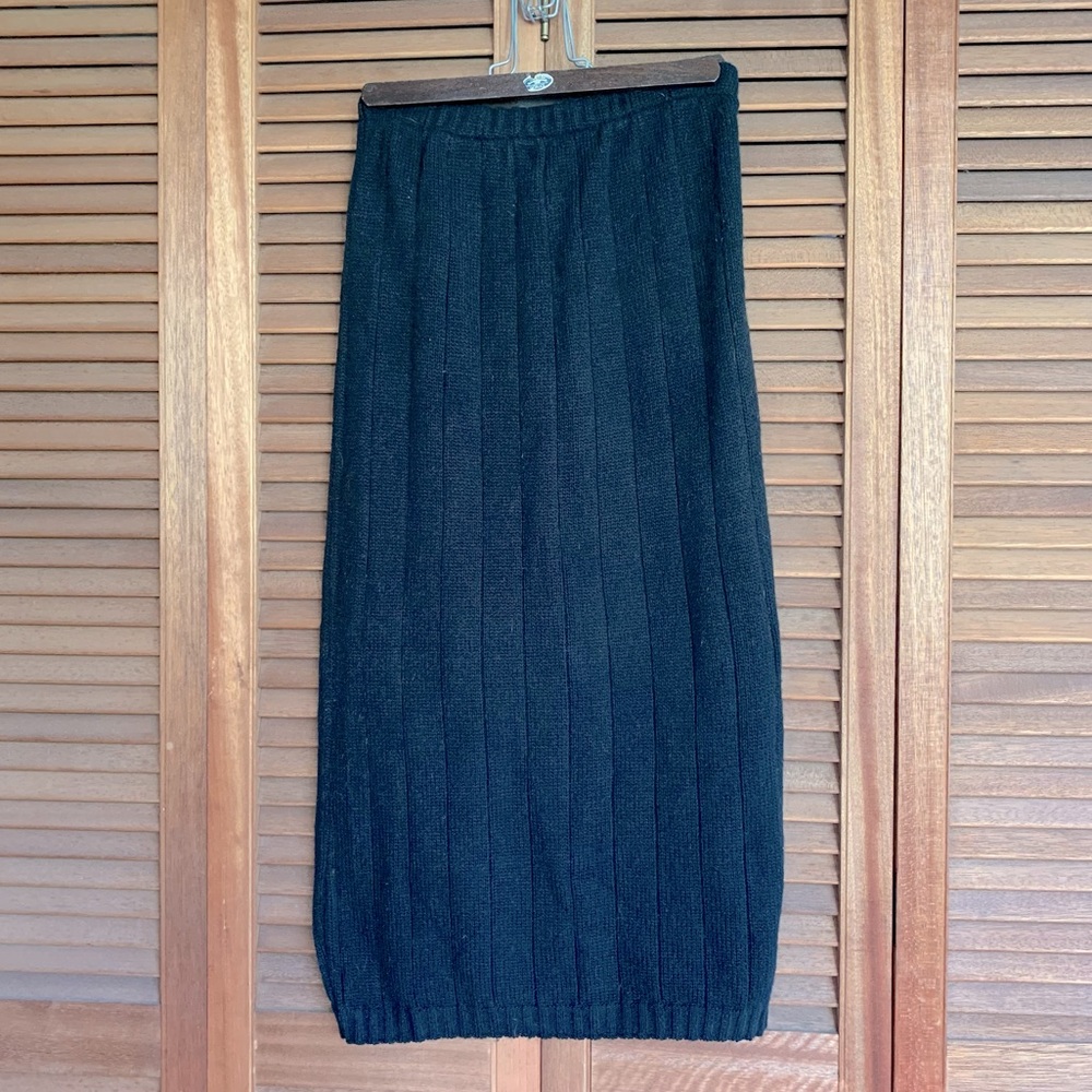 Vintage Wool Pencil Skirt